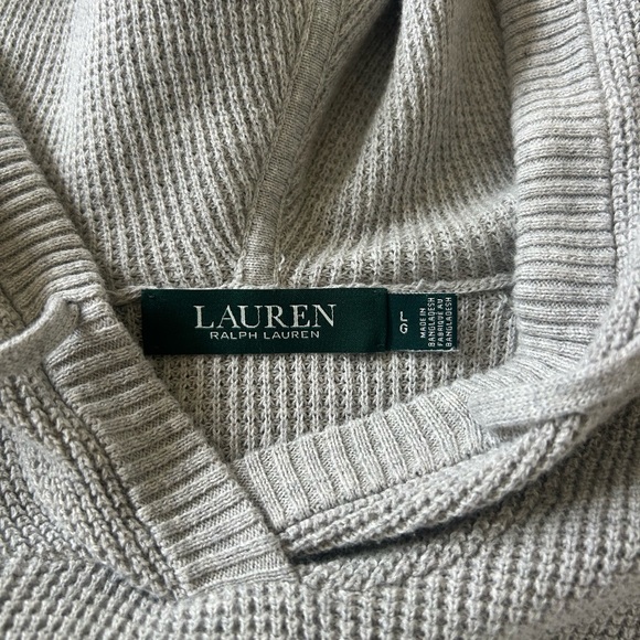 Ralph Lauren Gray Women's Cowl Neck Sweater - Picture 2 of 6